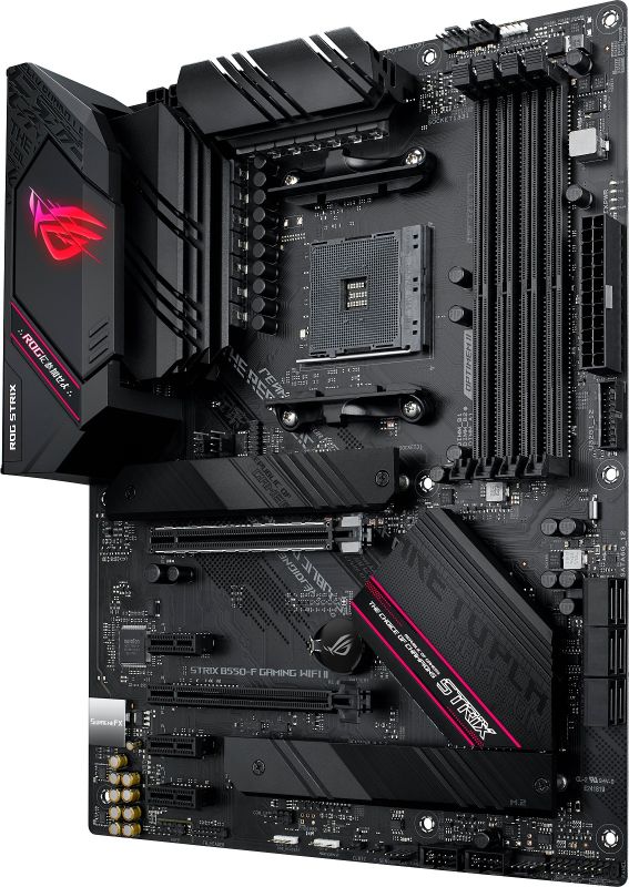Материнcкая плата ASUS ROG STRIX B550-F GAMING WIFI II sAM4 B550 4xDDR4 M.2 HDMI DP WiFi BT ATX