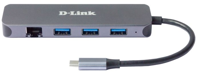 Сетевой адаптер   1xGE, 3xUSB 3.0, 1xUSB-C, USB-C D-Link DUB-2334