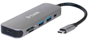 USB-Концентратор   3xUSB3.0, 1xUSB-C, 1xHDMI, USB-C D-Link DUB-2333
