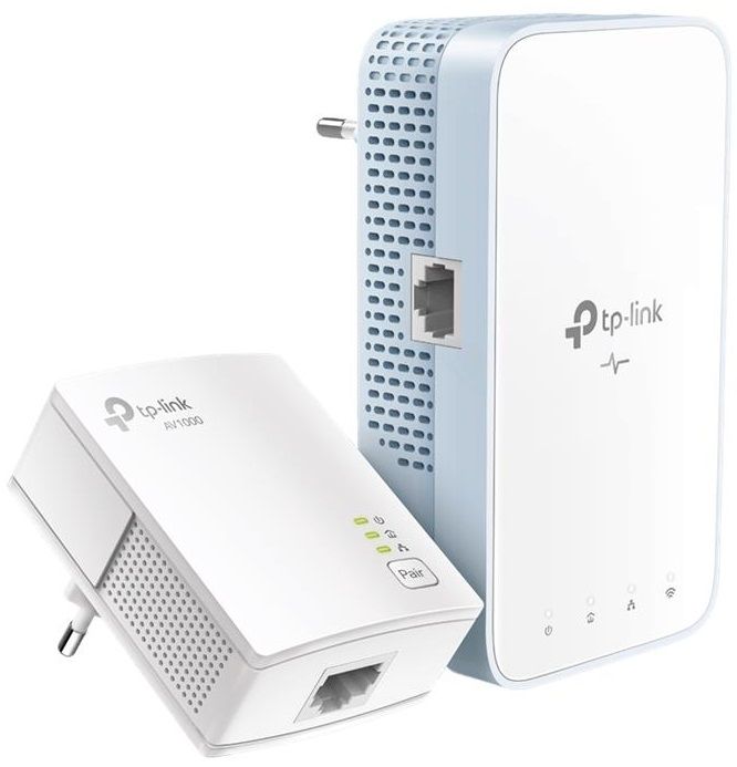 Комплект Адаптерiв Powerline TP-LINK  (TL-WPA7517 +  TL-PA7017) AC1200, AV1000, 1xGE MESH TP-Link TL-WPA7517KIT