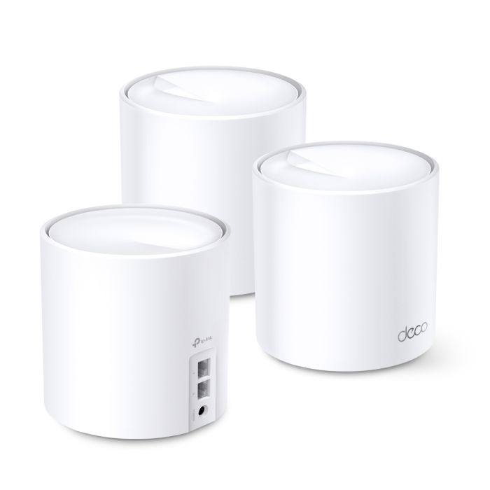 Система WiFi-Mesh TP-LINK Deco X20 AX1800, 1xGE LAN, 1xGE WAN, 3мод