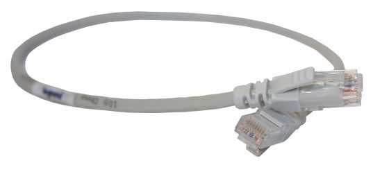 Патч-корд Legrand CAT 5e U-UTP, 0.5 м, AWG 24, PVC, серый