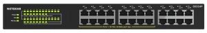 Комутатор NETGEAR GS324P 24xGE (16xPoE), 190Вт, Некерований