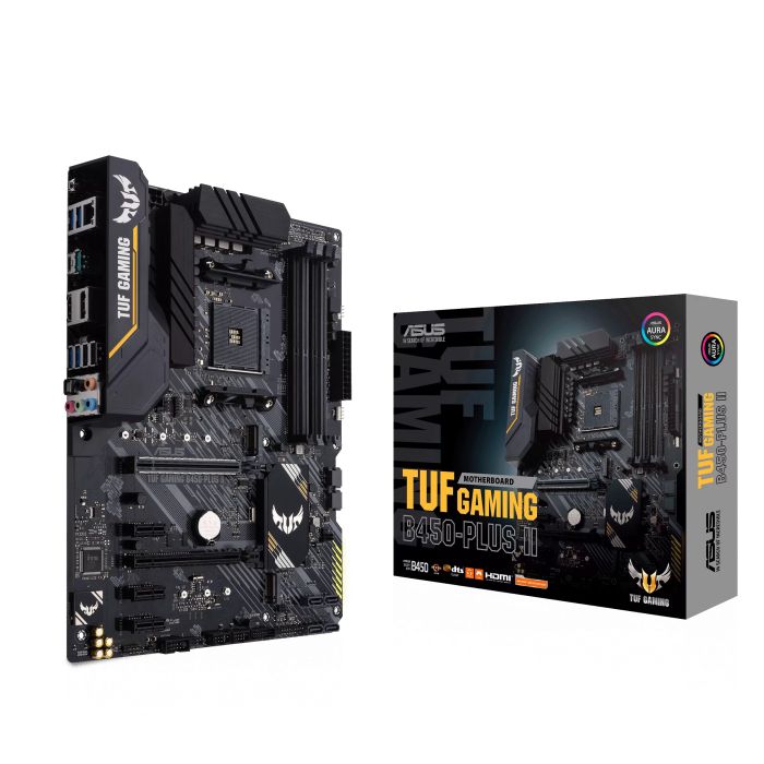 ASUS Motherboard TUF GAMING B450-PLUS II sAM4 B450 4xDDR4 HDMI DP ATX