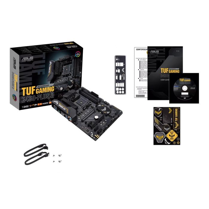 ASUS Motherboard TUF GAMING B450-PLUS II sAM4 B450 4xDDR4 HDMI DP ATX