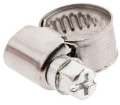 Хомут черв'ячний TOPEX, 8-12мм, ширина 9мм, тип W2