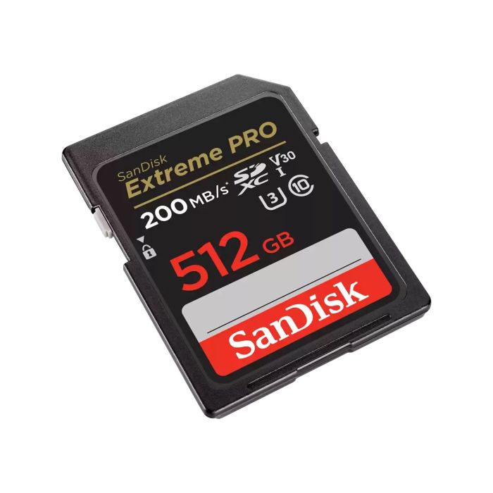 Карта памяти SanDisk SD  512GB C10 UHS-I U3 R200/W140MB/s Extreme Pro V30