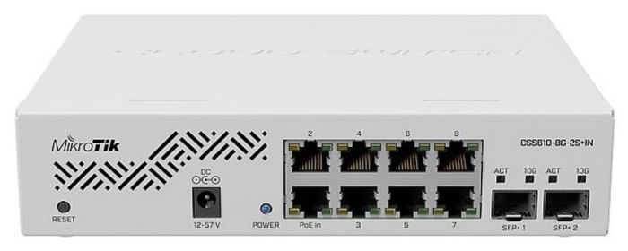 MikroTik Cloud Smart Switch 610-8G-2S+IN