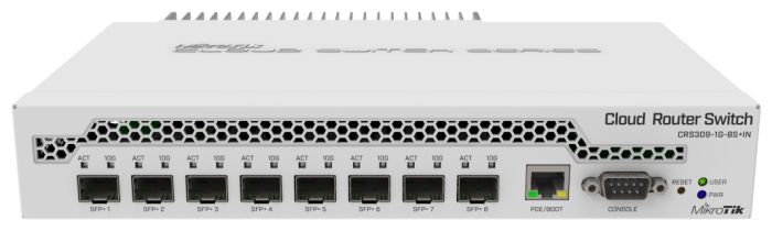 Коммутатор MikroTik Cloud Router Switch MikroTiK CRS309-1G-8S+IN