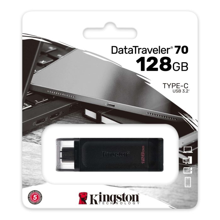 Kingston  128GB USB 3.2 Type-C Gen 1 DT70