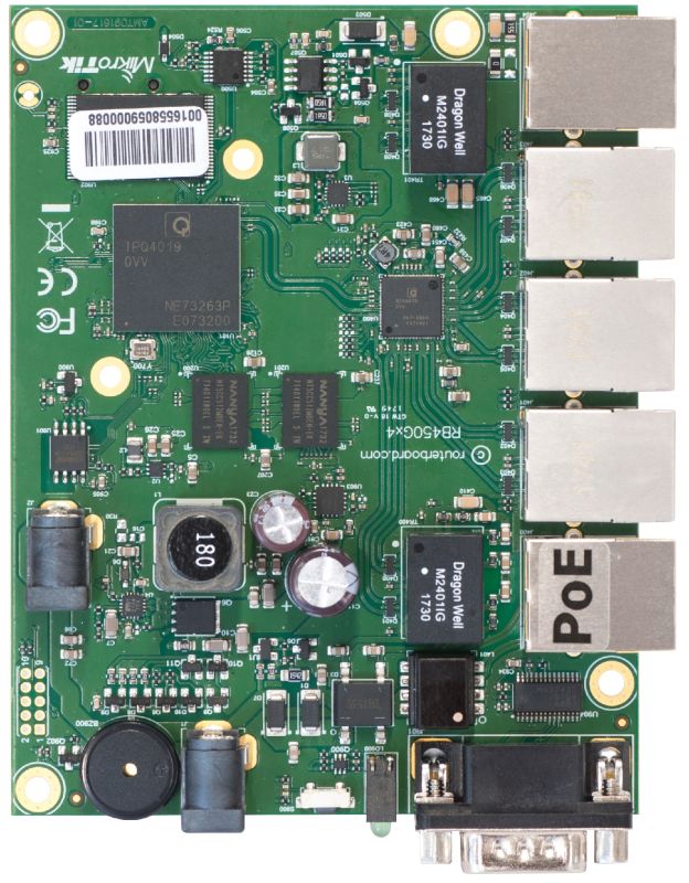 Маршрутизатор MikroTik RouterBOARD MikroTiK RB450Gx4