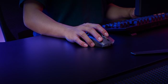 Мышь ASUS ROG Keris AimPoint, RGB, USB-A/WL/BT, чёрный