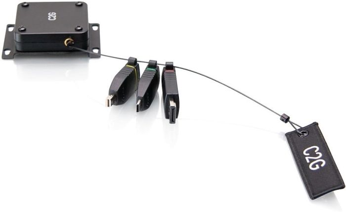 Комплект переходников retractable C2G Adapter Ring HDMI > mini Display Port, Display Port, USB-C