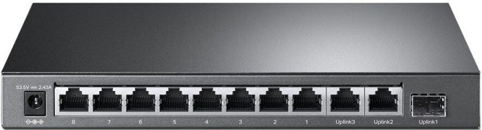 TP-LINK Switch  8x1FE (8xPoE), 2xGE, 1xSFP, 124W, Unmanageable TP-Link TL-SL1311MP