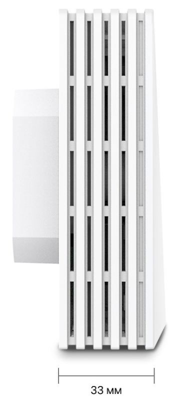 TP-LINK Access Point EAP650 WALL AX3000, 1xGE, 1xGE out, PoE