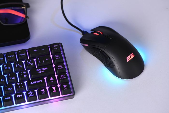 Миша 2E GAMING MG350 WL, RGB, USB-A/WL, чорний