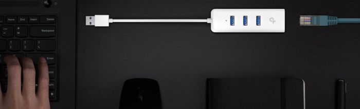 Сетевой адаптер TP-LINK  1xGE, 3xUSB3.0, USB3.0 TP-Link UE330