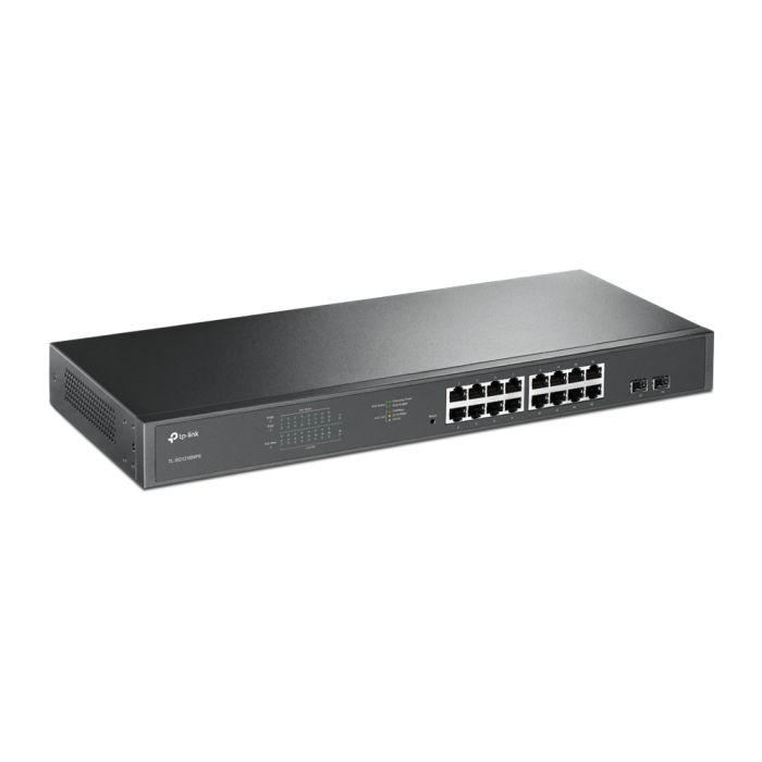 Коммутатор TP-LINK  16xGE (16xPoE), 2xSFP, 192Вт, WebSmart TP-Link TL-SG1218MPE