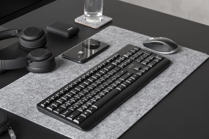 2E Keyboard membrane KS220 106key, WL, EN/UK/RU, black