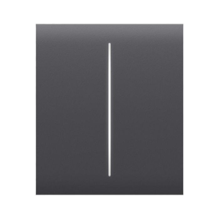 Center Button for Ajax CenterButton 2-gang for LightSwitch, Jeweler, wireless, graphite