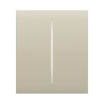 Кнопка центральна для двоклавішного вимикача Ajax CenterButton 2-gang for LightSwitch, Jeweler, бездротовий, ivory