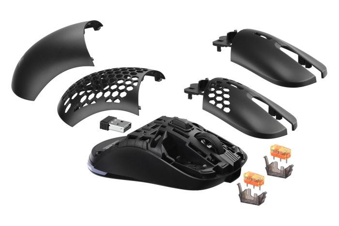 2E GAMING Mouse HyperDrive Lite WL, RGB, USB-A/WL, black