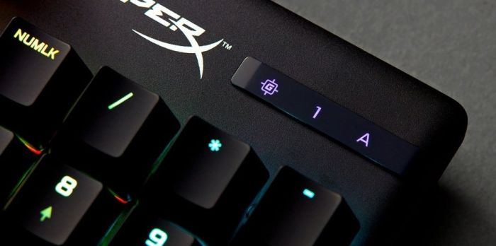 HyperX mechanical keyboard Alloy Origins PBT 104key, AqUK, USB-A, EN/UA, RGB, black