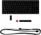 HyperX mechanical keyboard Alloy Origins Core PBT 87key, Red, USB-A, EN/UA, RGB, black