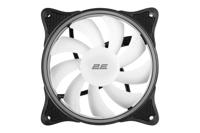 Корпусный вентилятор 2E GAMING F120OI-ARGB 120мм 1200rpm 3pin, 3pin +5VARGB 25.3dBa чёрный