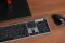 2E Keyboard membrane KS240 110key, WL/BT, EN/UK/RU, grey-black
