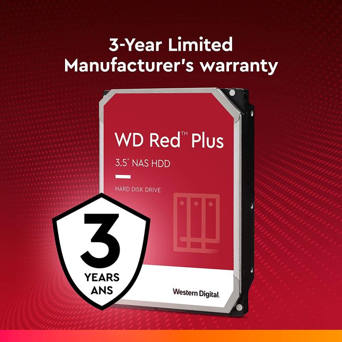 Жорсткий диск WD  6TB 3.5" 5400 256MB SATA Red Plus NAS