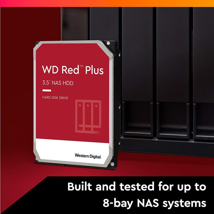 WD  4TB 3.5" 5400 256MB SATA Red Plus NAS