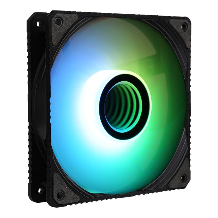 Корпусный вентилятор 2E GAMING Air Cool Infinity ACF120IW-ARGB 120мм 1200rpm 3pin, 3pin +5VARGB 23dBa чёрный