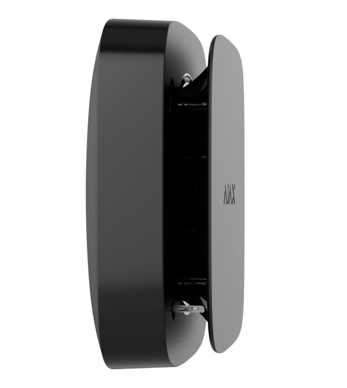 Датчик диму та температури Ajax FireProtect 2 RB Heat Smoke Jeweler, змінна батарея, бездротовий, чорний