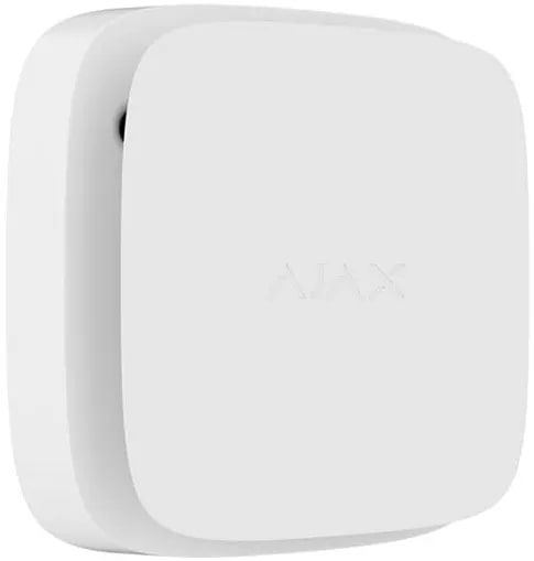 Smoke, temperature and carbon monoxide detector Ajax FireProtect 2 RB Heat Smoke CO Jeweler, replaceable battery, wireless, white