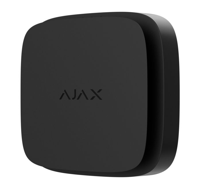 Датчик дыма, температуры и угарного газа Ajax FireProtect 2 RB Heat Smoke CO Jeweler, сменная батарея, беспроводный, черный