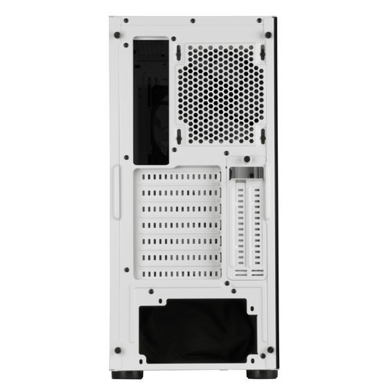 SilverStone PC case Fara FAR1W-G-V2 without PSU, 2xUSB3.0, 1xUSB2.0, 1x120mm, VGA 340mm, LCS ready, TG Side Panel, ATX, white