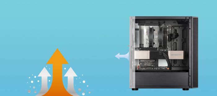 SilverStone PC case Fara FAR1B-PRO-V2 without PSU, 2xUSB3.0, 1xUSB2.0, 4x120mm, ARGB VGA 340mm, LCS ready, TG Side Panel, ATX, black