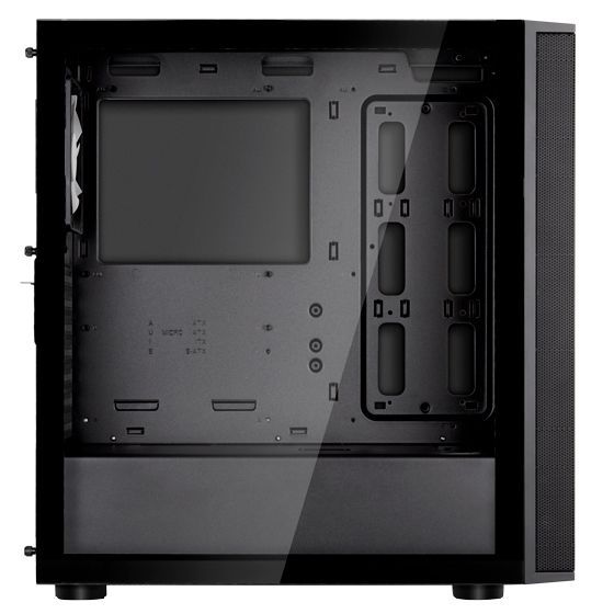 SilverStone PC case Fara FAR1B-PRO-V2 without PSU, 2xUSB3.0, 1xUSB2.0, 4x120mm, ARGB VGA 340mm, LCS ready, TG Side Panel, ATX, black