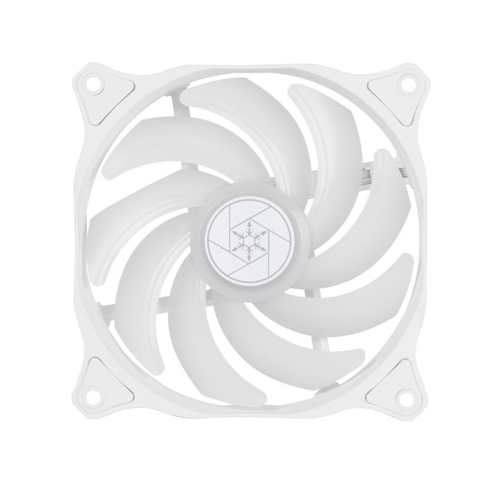 Корпусний вентилятор SilverStone Air Blazer 120RW-ARGB, 120мм, 600-2200rpm, 4pin PWM, 3pin +5VARGB, 7.4-35.6dBa, білий