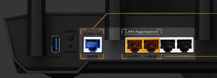 Маршрутизатор ASUS TUF-AX4200 AX4200, 4xGE LAN, 2,5xGE WAN, 1xUSB3.2, MESH