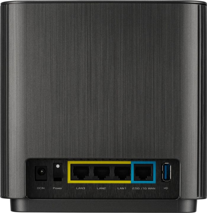 ASUS Router ZenWiFi XT9 AX7800, 3xGE LAN, 1x2.5GE WAN, 1xUSB 3.2, 2 мод, чорний