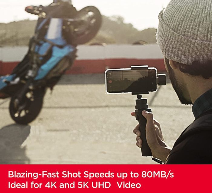 SanDisk microSD   64GB C10 UHS-I U3 R170/W80MB/s Extreme V30 + SD