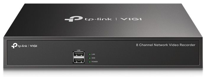 IP-Відеореєстратор TP-LINK VIGI NVR1008H 8 каналів, 2xUSB, H265+, 1xHDD, до 10 ТБ