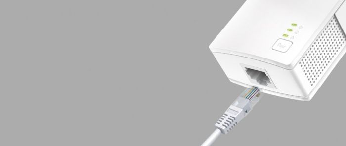 Комплект Адаптерoв Powerline TP-LINK  AV1000, 1xGE, (TL-PA7017 2шт) TP-Link TL-PA7017KIT