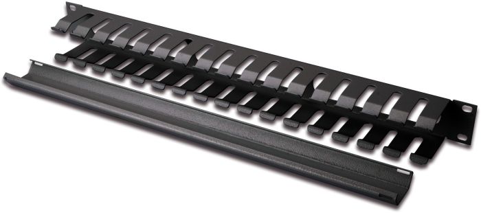 Кабельний організатор DIGITUS 19" 1U, перфорований, RAL 9005