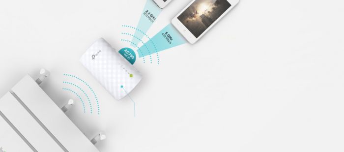 Расширитель покрытия WiFi TP-LINK  AC750, 1xFE LAN, MESH TP-Link RE220