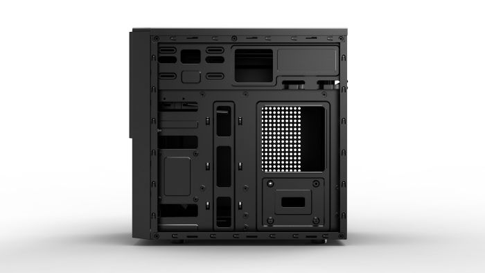 2E PC case Basis RD860-3U without PSU, 1xUSB3.0, 2xUSB2.0, VGA 320mm, mATX, black
