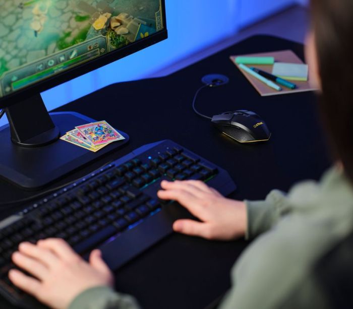 Mouse Trust GXT 109 FELOX, RGB, USB-A, Чорний