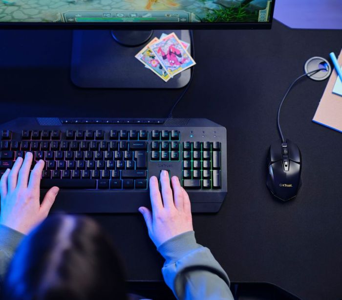 Mouse Trust GXT 109 FELOX, RGB, USB-A, Чорний